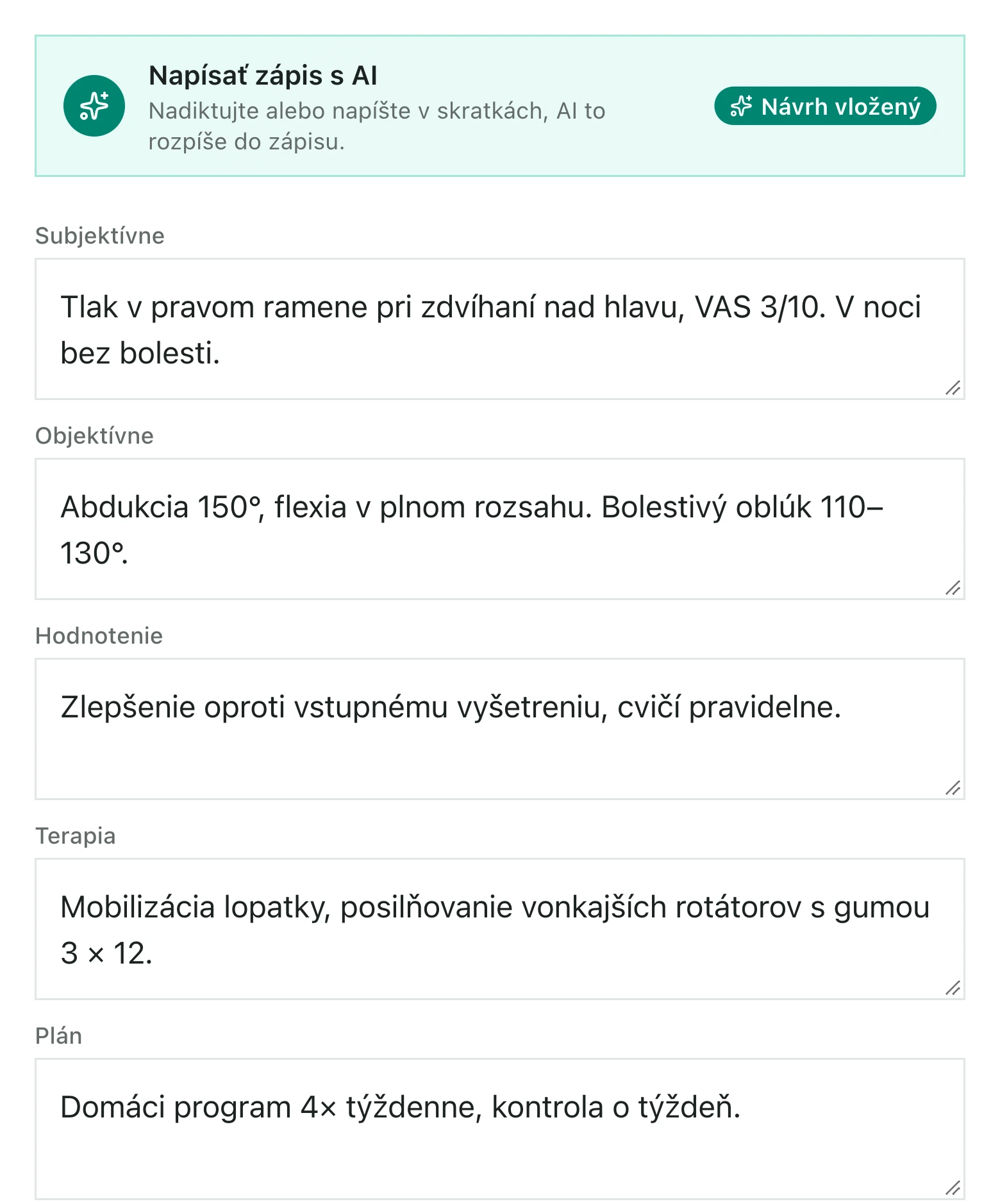 Zápis z diktátu